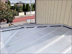 屋根工事の施工例：屋根の補修工事